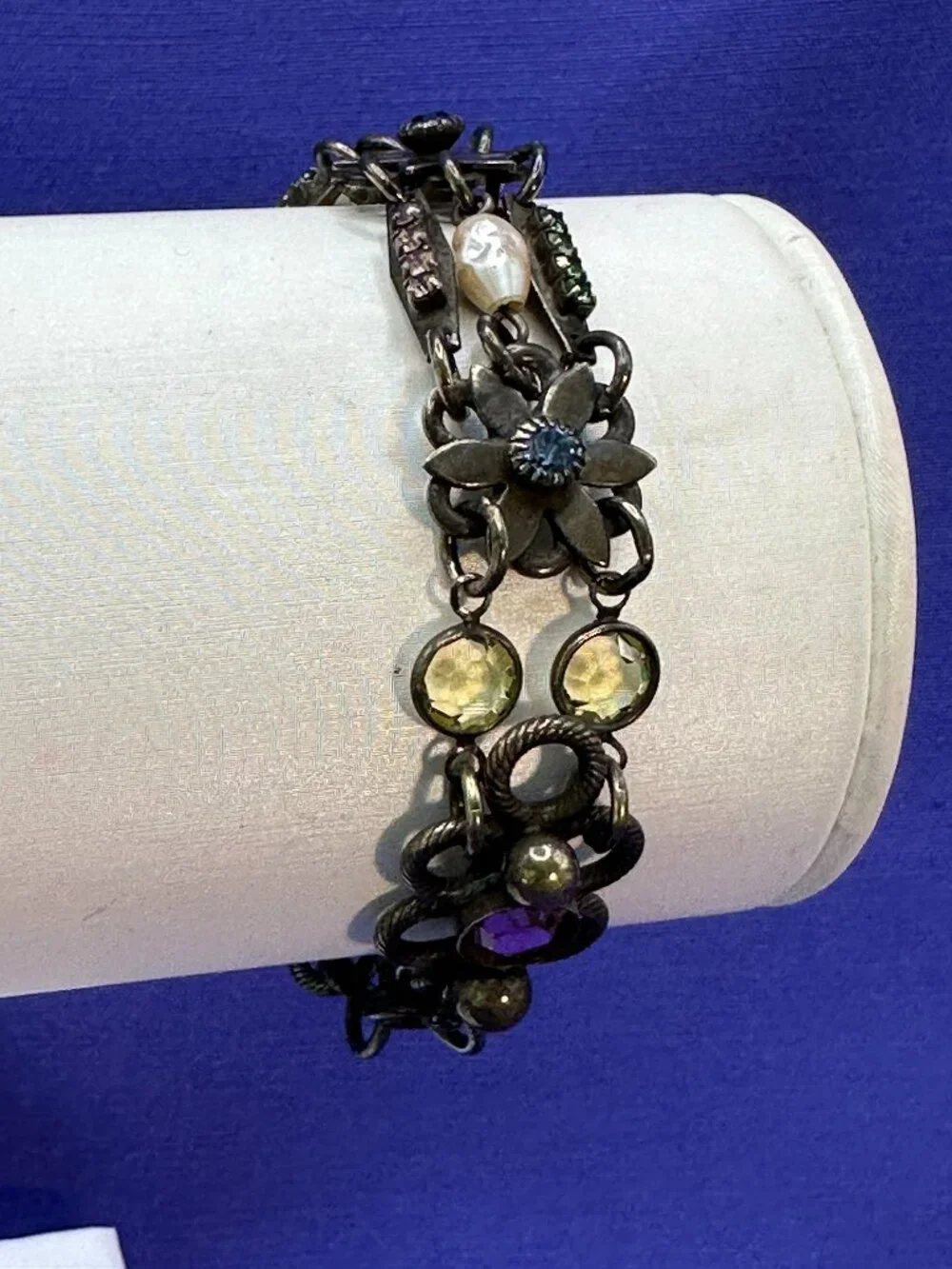 VTG Sorrelli Victorian Revival Swarovski Crystal Bracelet
